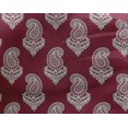thumbnail image 5 of oneOone Georgette Viscose Red Fabric Block Sewing Craft Projects Fabric Prints By Yard 42 Inch Wide, 5 of 5