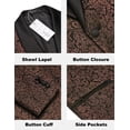 thumbnail image 6 of COOFANDY Mens Floral Tuxedo Jacket Prom Jackets Jacquard Blazer Slim Fit for Christmas Prom Wedding Homecoming Party, 6 of 9
