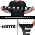 thumbnail image 3 of Zufioo American Flag Pattern Ice Silk Arm Sleeves, Non-slip and UV-resistant Sleeves, Suitable for Sports and Outdoor Activities, Unisex, 3 of 7
