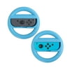 Insten Joy-Con Protective Steering Wheel Handle Grip [Extra Protection] for Nintendo Switch Joy Con Left/Right Controller Racing Game Accessories - Blue