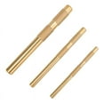 thumbnail image 1 of Brass Drift Punch Set, 25075 25076 25077 Brass Punches 3-Piece with 3/4 Inch, 1/2 Inch, 3/8 Inch, 1 of 7