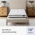 thumbnail image 5 of Signature Design by Ashley 10 Inch Chime Hybrid Innerspring Twin Mattress with Cooling Gel Memory Foam, 5 of 9