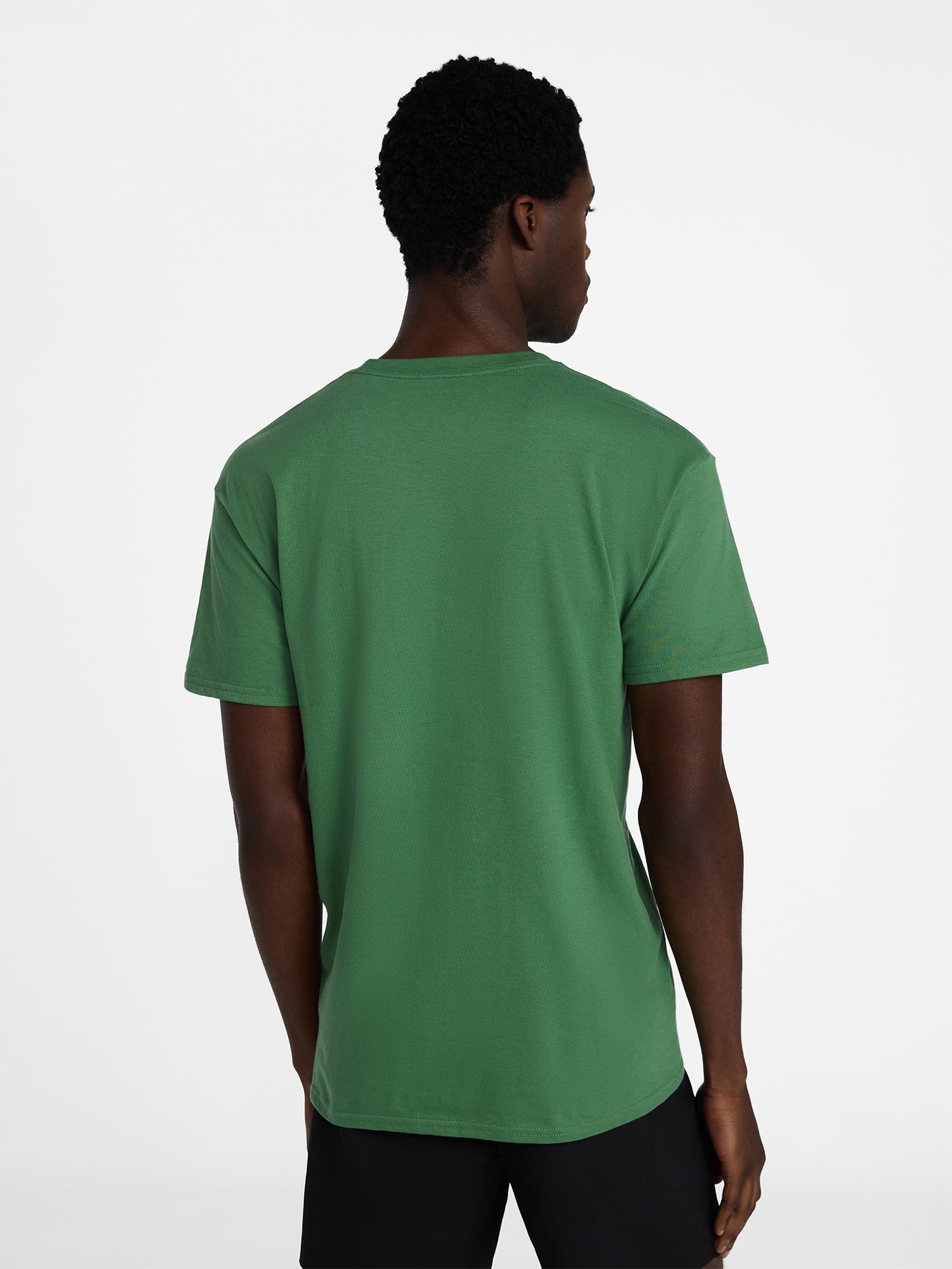 Athletic Works Men's and Big Men's Cotton Pocket Tee, Sizes XS-5XL and Tall Sizes