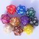 thumbnail image 3 of Juego de dados poliédricos, 10 piezas, D20, 22 mm, para juegos de mesa DND RPG MTG, 3 of 5