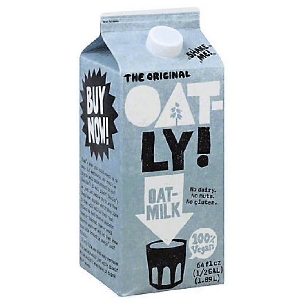 The Original Oatly Oat Milk, 64oz, (pack of 6)