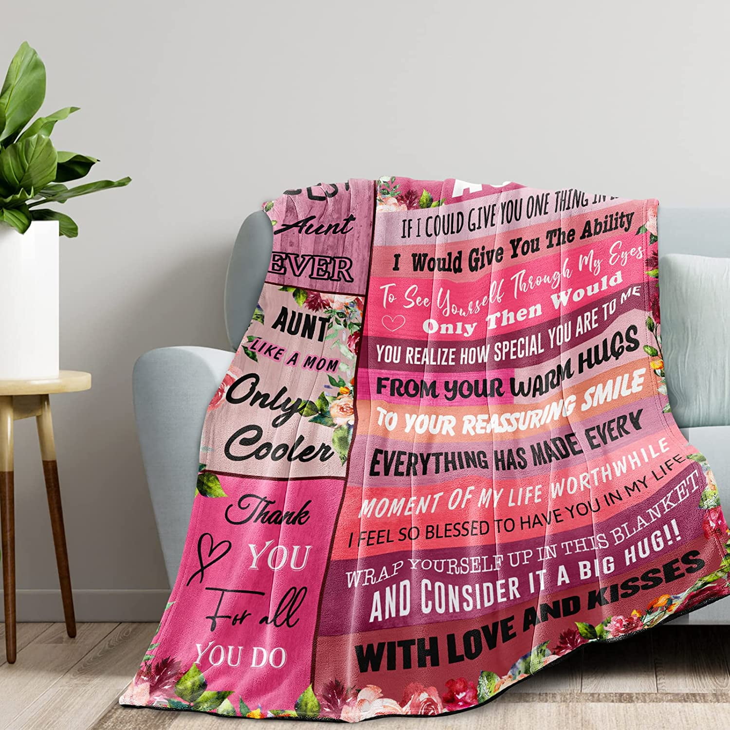 Aunt Gifts, Gifts for Aunt, Best Aunt Ever Gifts, Aunt Gifts from Niece Nephew, Auntie Gift Ideas, Aunt Christmas Birthday Gift, Great Aunt Gifts, Best Aunt Ever Gifts Blanket