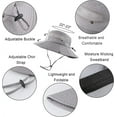 thumbnail image 2 of FOCUSNORM Mens UV Protection Wide Brim Sun Hats Cooling Mesh Cap Foldable Travel Outdoor Fishing Hat, 2 of 6