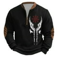 thumbnail image 2 of KANG Age Norse Mythology Midweight Pullover Sweater For With Half Zip Neck Design, 2 of 3