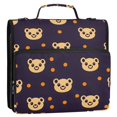 thumbnail image 2 of ALAZA Zipper Binder Cute Bears Dots 3 Ring Trapper Keeper File Folder Organizer Bag, 2 of 8