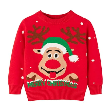

Children s Christmas Cartoon Sweater New Fall and Winter Baby Girls Bottom Knitwear Girls Hooded Sweatshirt Zip up Kids Baby Clothes for Girls 24 Months Teal Toddler Sweater Winter Clothes for Girls