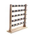 thumbnail image 3 of Maoww Wooden Earrings Display Stand Multi Tiers Multipurpose Rack Earrings Storage Wood Color 5 Tier, 3 of 6