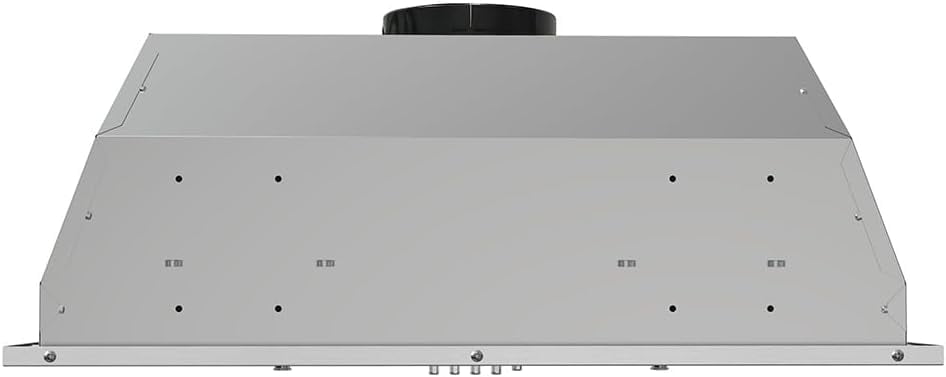 Streamline 28 in. Sacchi Ductless Insert Range Hood in Brushed Stainless Steel with Baffle Filters, Push Button Control, LED Lights