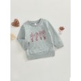thumbnail image 3 of aturustex Toddler Girls Boys Valentine's Day Sweatshirts 6M 12M 18M 2T 3T 4T Infant Finger Heart Print Pullovers Crew Neck Long Sleeve Jumpers Little Fashion Loose Casual Spring Fall Clothes, 3 of 8