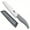 Gray, variant on Ceramic Serrated Bread Knife with Sheath for Cutting Butter Lard Lettuce Vegetable,6inch
