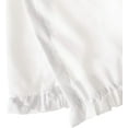 thumbnail image 2 of Global Trends Sadie Romantic Ruffled Bed Skirt, White, 15-Inch Drop Length, King, 2 of 7