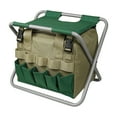 thumbnail image 2 of Gardening Tote Bag with Folding Stool, Large Capacity, Comfortable Handle, Highquality, a Great Gift. Yard Storage Bag, Humanized Design for Garden Tools, Multicolor, 2 of 7