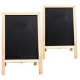 thumbnail image 3 of Wooden Double Sided Chalkboard Whiteboard for Home Black Color Foldable and Reusable 2 Pieces, 3 of 5
