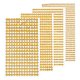 thumbnail image 1 of Uxcell 1792 Pcs 4 Hojas de Pegatinas de Rhinestone Doradas 3/4/5/6 mm Gemas Autoadhesivas para Decoración de Manualidades DIY, 1 of 5
