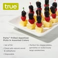 thumbnail image 2 of True Frilled Appetizer Picks, Toothpicks for Garnishes, Cheeses, Set of 50, 2 of 5