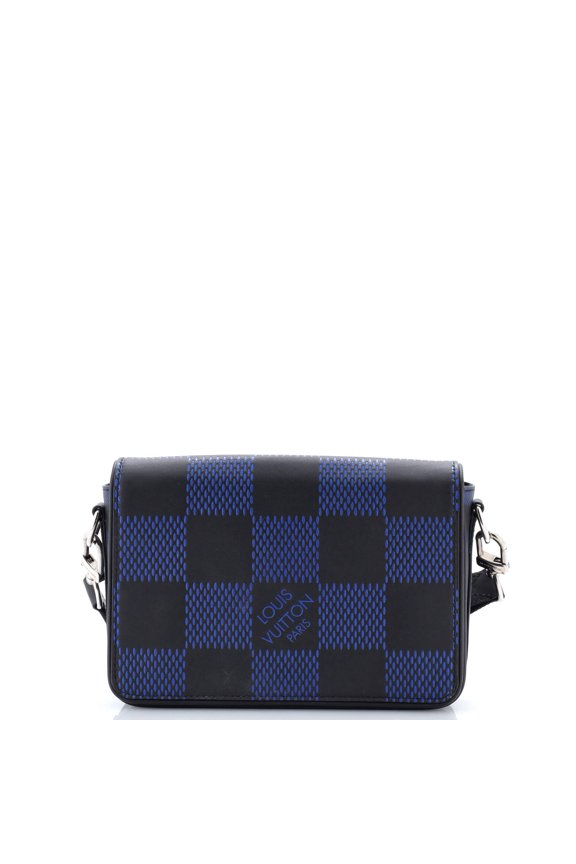 Pre-Owned Studio Messenger Bag Damier Infini 3D Leather By Rebag