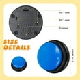 thumbnail image 2 of Botón de comunicación para mascotas Altavoz para perros Entrenamiento Juguete parlante Grabación Sonda Caja para apretar Voz 1 paquete Azul oscuro, 2 of 5