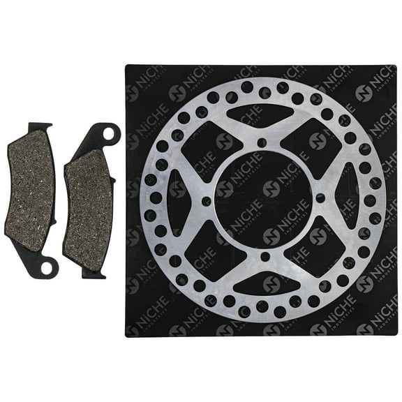 Niche Front Left Brake Rotor Pad Semi Metallic Kit for Kawasaki KX250 Motorcycle MK1006507