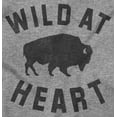 thumbnail image 2 of Wild At Heart Buffalo Inspirational Zip Up Hoodie Men's Women's Brisco Brands L, 2 of 6