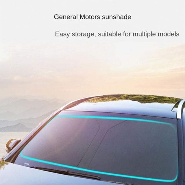 Foldable Car Windshield Snow Sun Shade Universal Uv Sun Visor Multifunctional Car Sun Visor Durable Car Sunshade Car Supplies01China He Qiyong unisex