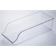 thumbnail image 4 of Organizador para refrigerador, dispensador de latas de plástico transparente y estante para almacenamiento de alimentos enlatados, soporte para latas de refrescos para nevera, coci, 4 of 5