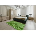 thumbnail image 4 of Ahgly Company Indoor Rectangle Patterned Nebula Green Area Rugs, 4' x 6', 4 of 6