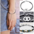 thumbnail image 3 of DIY Cord Ends Caps 117pcs 10 Styles Tibetan Alloy Leather Cap Glue in Barrel End Caps Tube Crimp Beads End Caps Thread Ends for Kumihimo Jewelry Making Bracelet Necklace 4~8mm DIY, 3 of 5