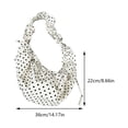 thumbnail image 5 of Bolso Elegante para Mujer JShteea con lunares a Juego para Viajes al Aire Libre blanco, 5 of 5