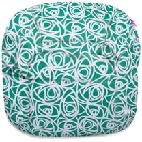 Posh Creations Structured Bean Bag Chair Sonoma Lounge for Teens, Canvas, 2 Ft, Roses Mint