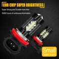 thumbnail image 4 of Plug and Play H11 H8 H9 H16 5202 9005 9006 9145 3000K Golden Yellow LED Headlight Bulbs High Low Beam Fog Light Pack of 2, 4 of 13