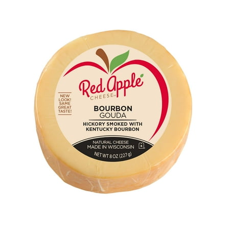 Red Apple Cheese Hickory Smoked Bourbon Gouda
