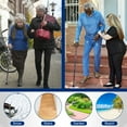 thumbnail image 3 of SupreGear Folding Cane for Seniors, Adjustable Lightweight Walking Stick with Soft Grip, Black Large Floral, 3 of 8