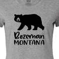thumbnail image 4 of Inktastic Bozeman, Montana Black Bear Silhouette Women's T-Shirt, 4 of 5