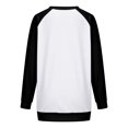 thumbnail image 5 of Camiseta informal de manga larga con cuello redondo y estampado navideño para mujer Pompotops qwe23943, 5 of 5