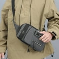 thumbnail image 4 of Dvumao Crossbody Bags, Large Capacity Chest Bag Fashion Simples Multifunctional Men's Large Capacity Multilayer Storage Crossbody Bag, Man Gifts, 4 of 6