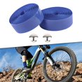 thumbnail image 2 of AMLESO Bike Handlebar Tape Bar Tape Nonslip Shock Absorbing Portable Bike Grip Tape Handle Wrap for Outdoor Bicycling Riding Deep Blue, 2 of 10
