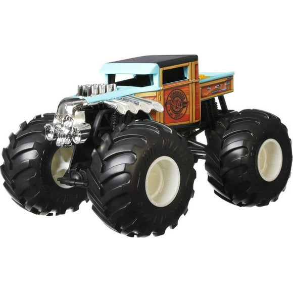 Camion en métal moulé sous pression Bone Shaker Monster Trucks Hot Wheels à l’échelle 1:24