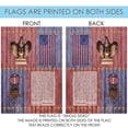thumbnail image 3 of Toland Home Garden Gettysburg Address 4th of July Patriotic Flag Double Sided 12x18 Inch, 3 of 5