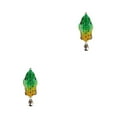 thumbnail image 2 of QualitChoice 1/2/3/5 Fish Lure Artificial Bait 8cm Workmanship Compact Size No Burrs Exquisite Rotating Lures Fishing Tackle Green-yellow 2PCS, 2 of 6