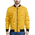 thumbnail image 4 of Chaqueta con cremallera y estampado 3D de queso amarillo para hombre y niño, sudadera con capucha y manga larga de gran tamaño, chaqueta bomber para mujer, 4 of 4
