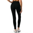 thumbnail image 5 of 2 Pack Women's High Waisted Active Full Length Leggings With Side Pockets 28"Inseam Yoga Workout Pants, 5 of 5