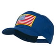 thumbnail image 2 of American Flag Patched High Profile Cap - Royal OSFM, 2 of 5