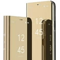 thumbnail image 1 of LEMAXELERS Samsung Galaxy Note 20 Ultra Case Slim Mirror Design Clear View Flip Bookstyle Ultra Slim Protecter Shell, 1 of 5