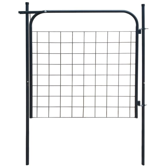 vidaXL Garden Fence Gate 100x100 cm Anthracite