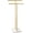 Brushed Gold, variant on 40 Inch Standing Towel Rack Double-T Shape Tall Bath Towel Sheet Holder with Marble Design Base for Bathroom Floor Next to Tub or Shower 2 Tier Towel Holder Stand Stainless Steel Brushed Nickel