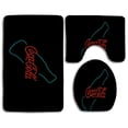 thumbnail image 1 of Juego de alfombras de baño ABPHQTO Coca Cola de Texas 3 piezas, 1 of 2